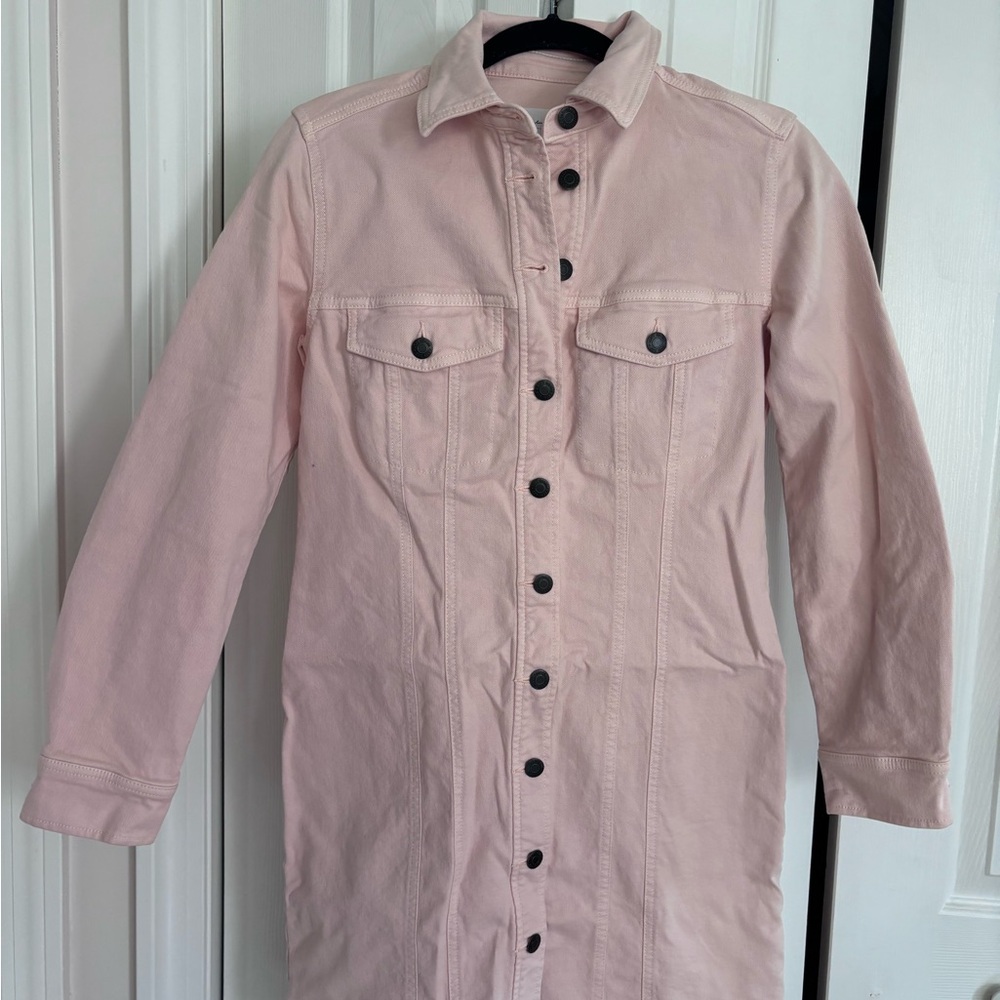 NWT LOFT Light Pink Denim Jacket
